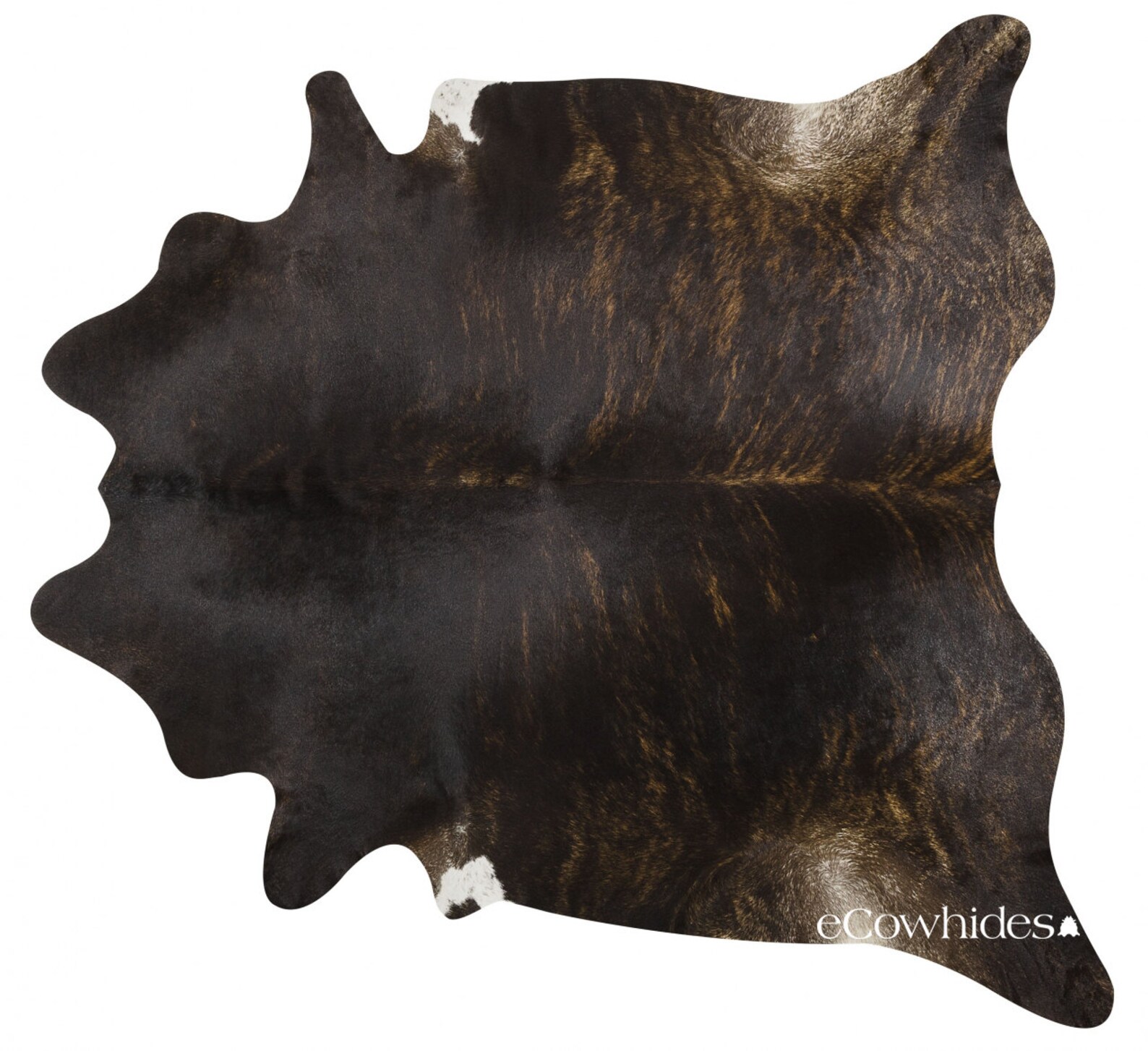 Dark Brindle Brazilian Cowhide Rug Cow Hide Rugs XXL Etsy