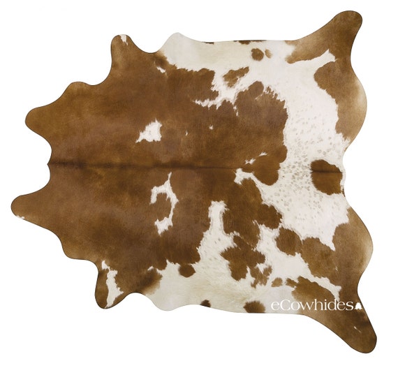 Brown White Brazilian Cowhide Rug Cow Hide Rugs Xl Etsy