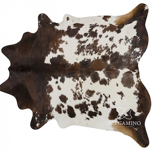 Tricolor Cowhide Rug Cow Hide Rugs on Sale image 1