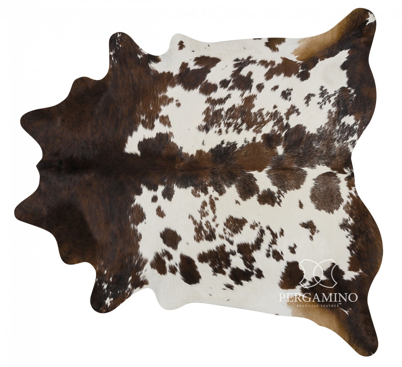 Leopard Cowhide Rug, Jaguar Print Cowhide, Leopard Cowhide Average Size:  7.5X6.5 Feet -  Finland