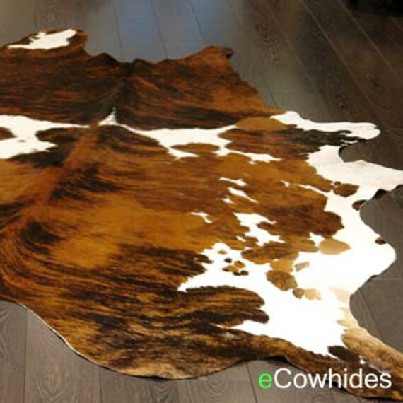 Tricolor Cowhide Rug Cow Hide Rugs On Sale Etsy