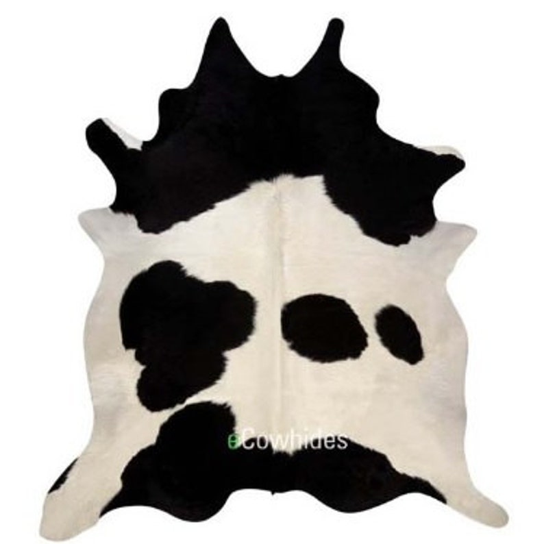 Black and White Cowhide Rug Cow Hide Rugs on Sale Etsy