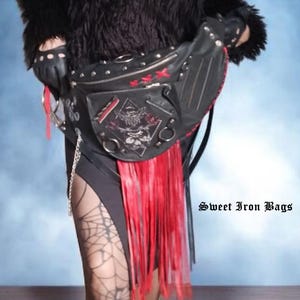 Gothic Leather Handbag
