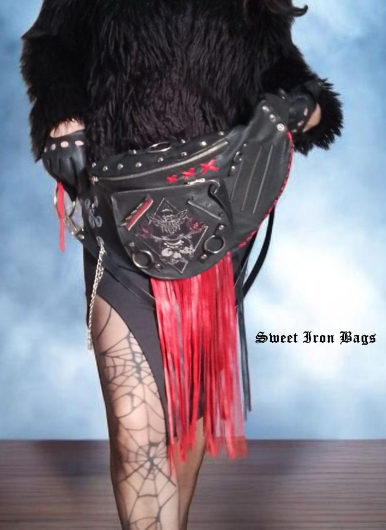 Gothic Leather Handbag