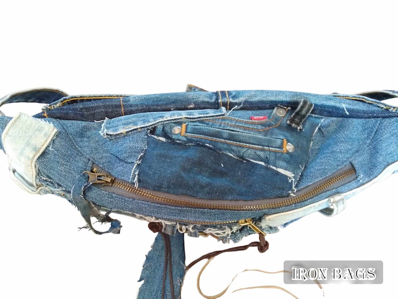 Bum Bag Fanny Pack Denim Crossbody Bags Banana Etsy