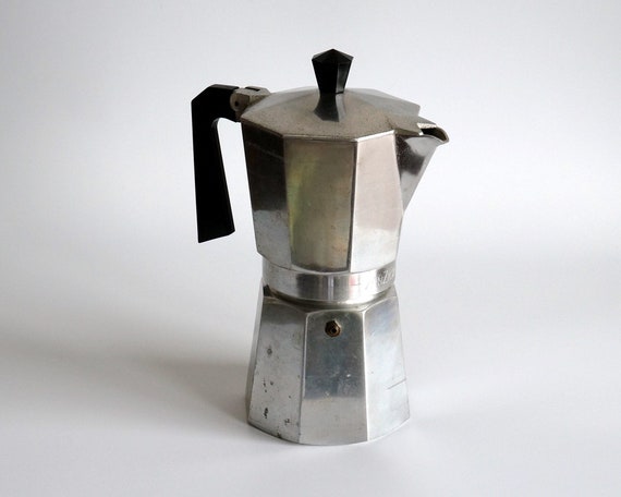 VEV Express 6 Cup Design Moka Espresso Pot Italy 1970 / Perculator / Coffee  Maker / Stainless Steel 