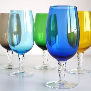 Bicchieri da gin colorati Sky Blue Ombre Set di 2 -  Italia