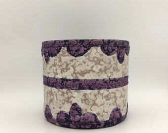 West German Pottery Vintage Marei Keramik Planter Fruit Ensemble Hand-Painted Mid-Century Decor