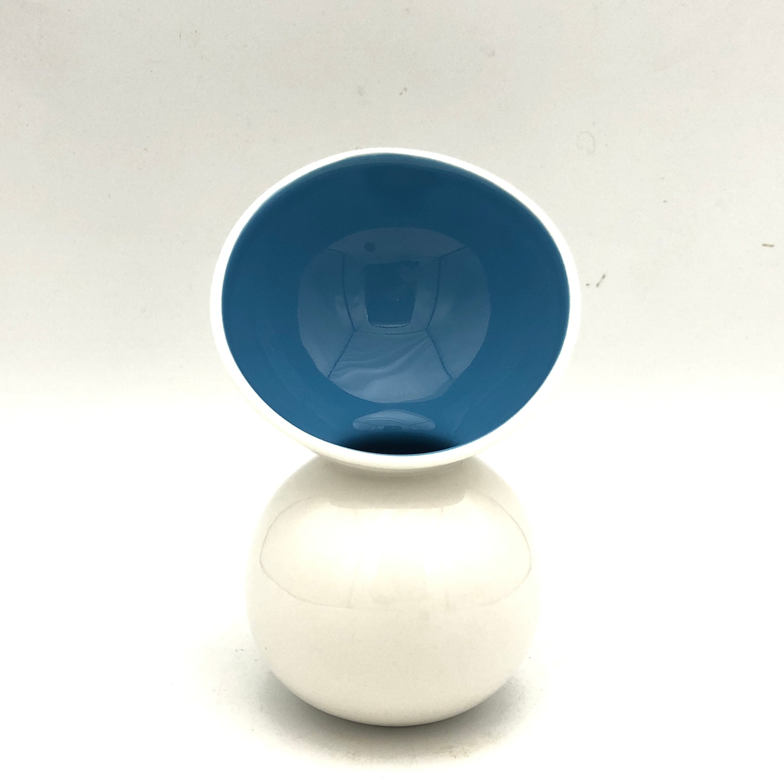 Villeroy & Boch Vivo blue/ white porcelain Design vase Germany Etsy