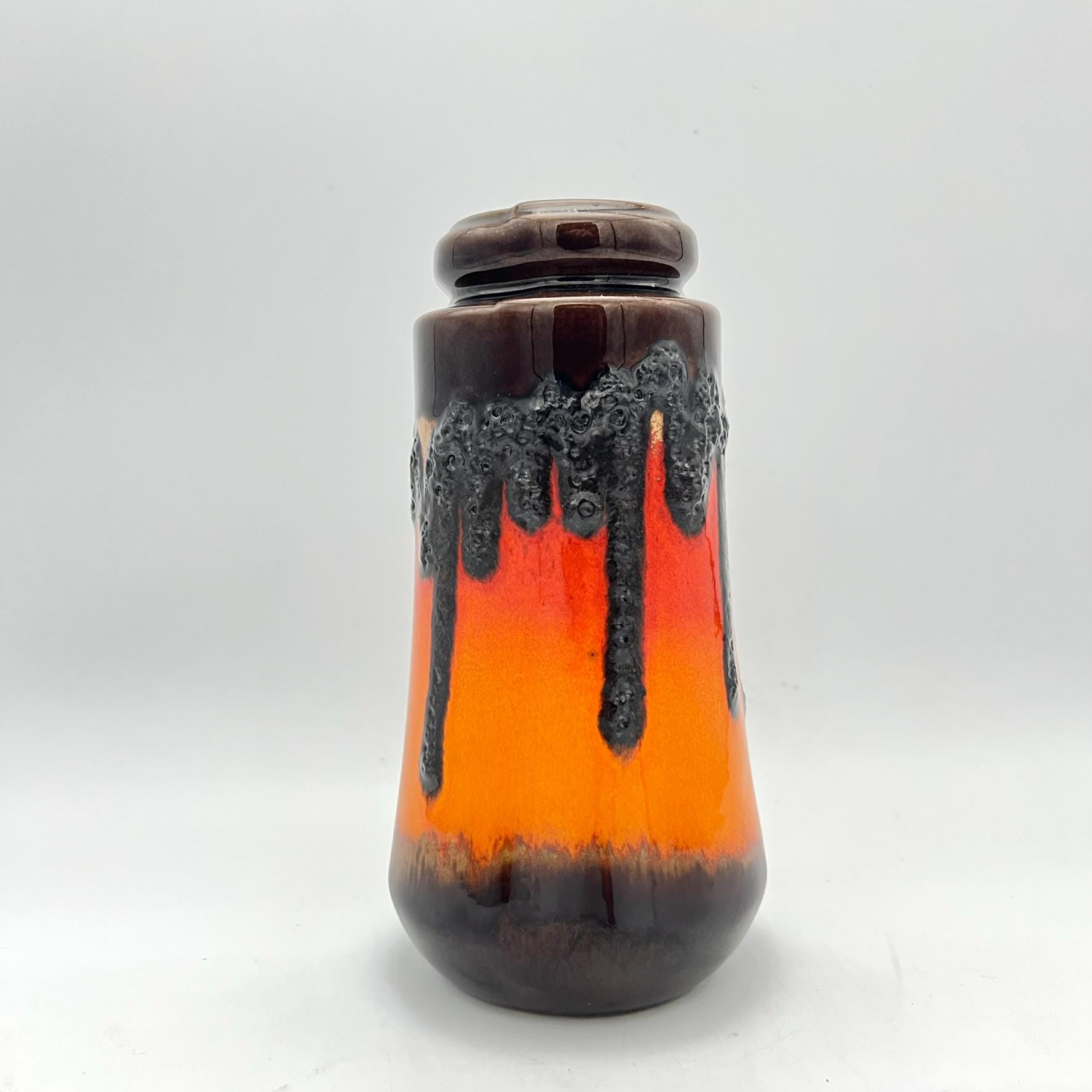 Scheurich Fat Lava オレンジ ブラック ヴィンテージ ミッド