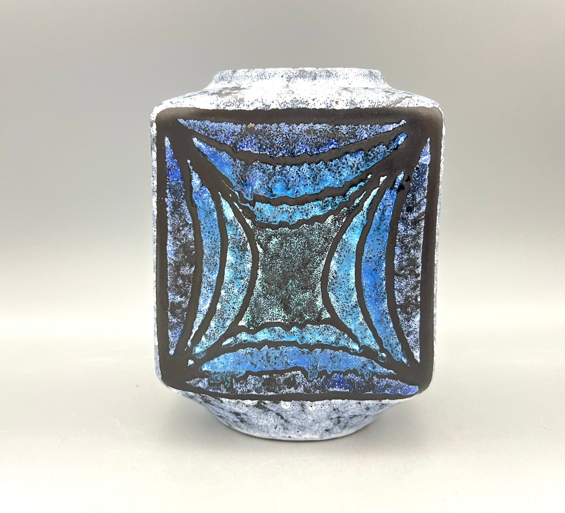 Fat lava vase blue - Etsy 日本