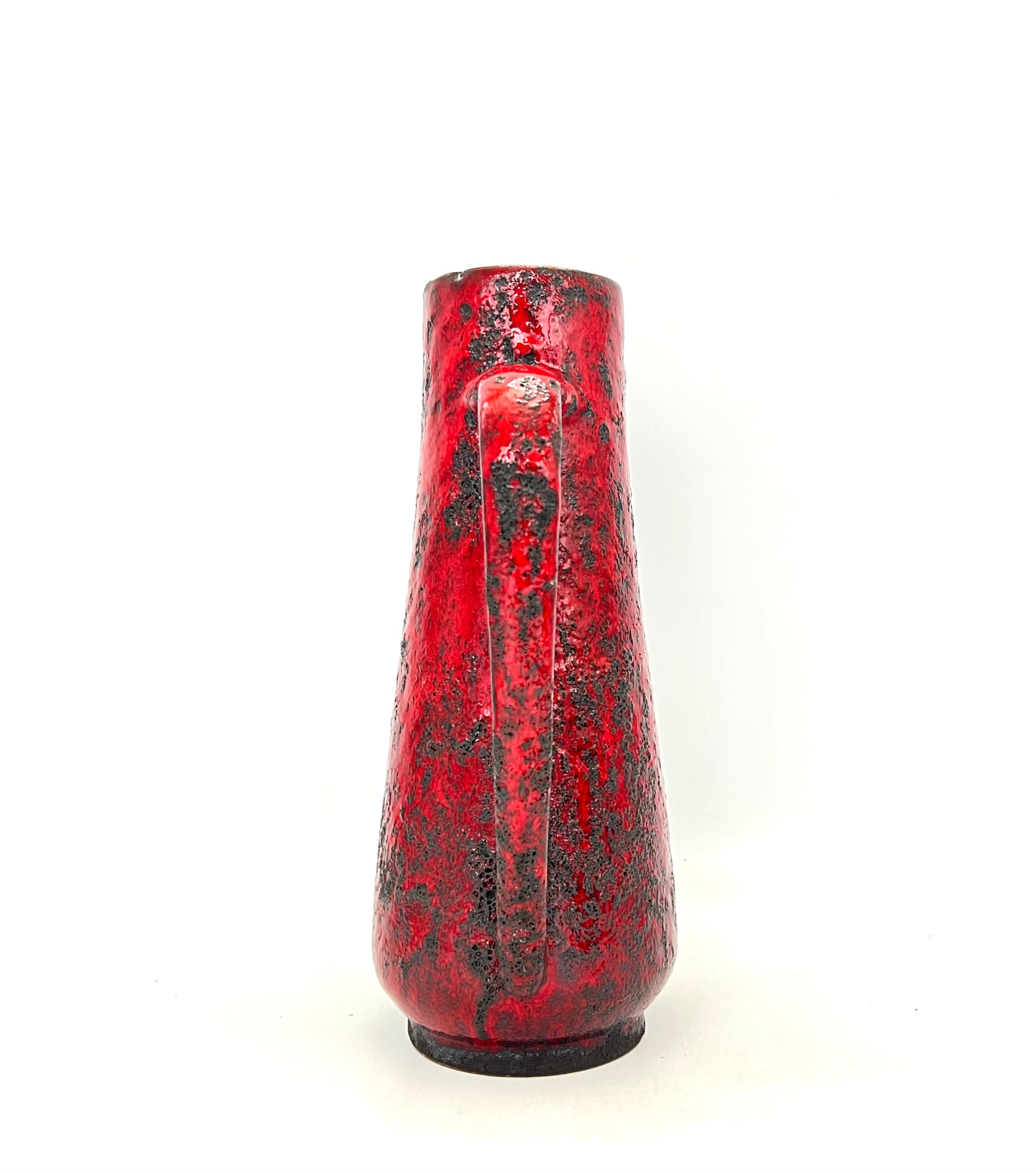 Fat Lava Vase, Gräflich Ortenburg, 1970s West German Pottery - Etsy