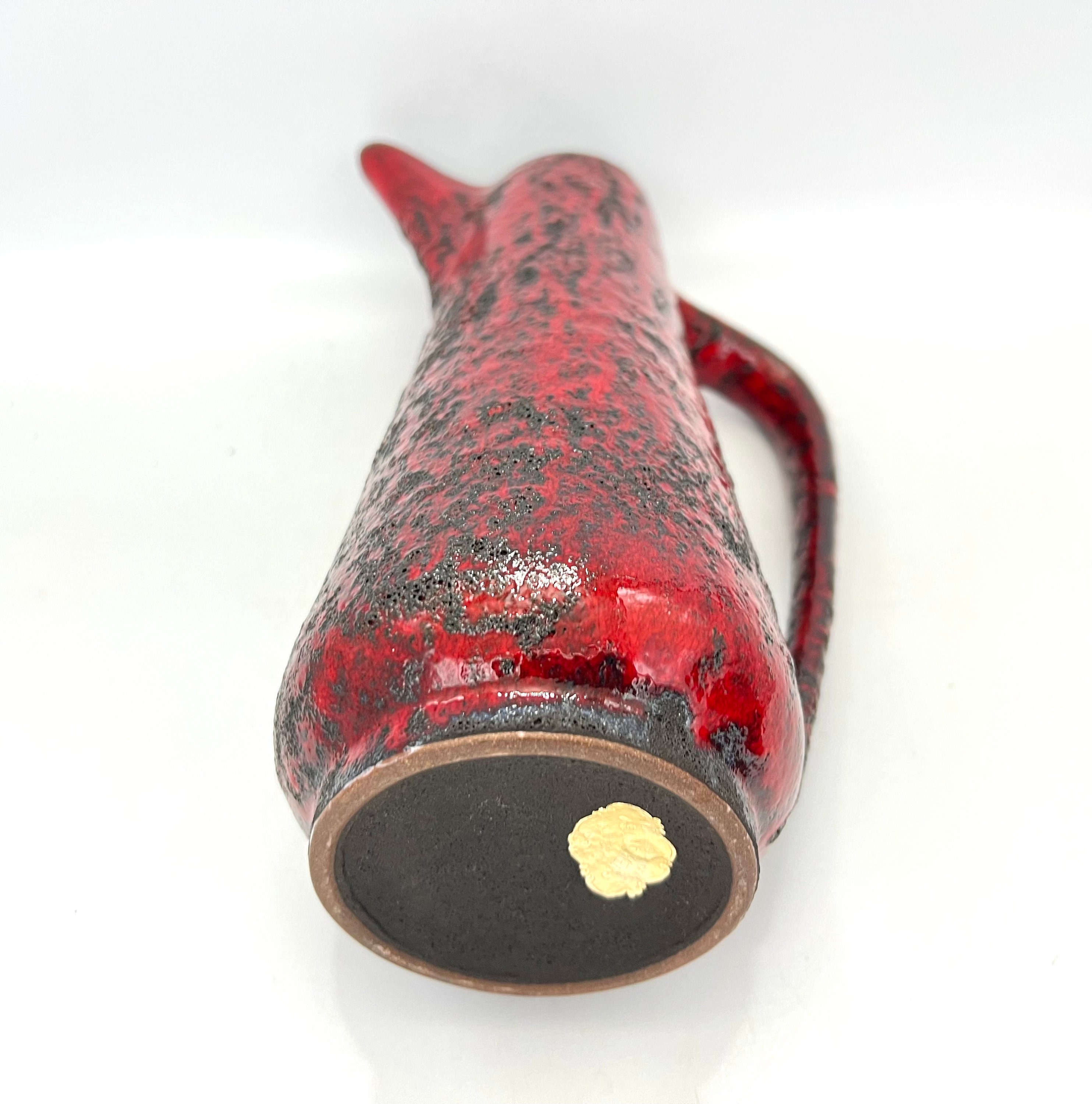 Fat Lava Vase, Gräflich Ortenburg, 1970s West German Pottery - Etsy