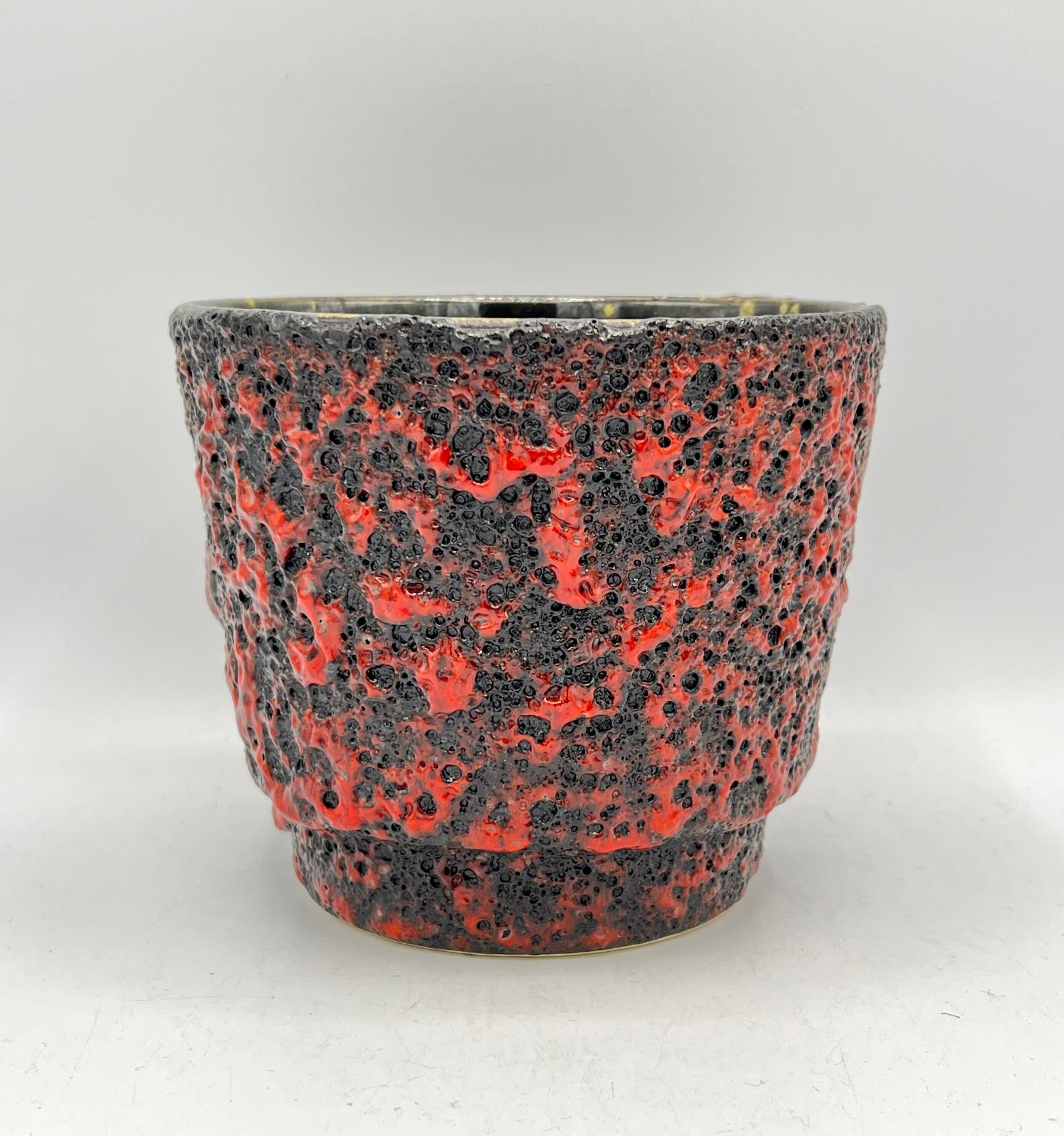 1点もの Fat Lava 植木鉢 Fohr Keramik 1960年代