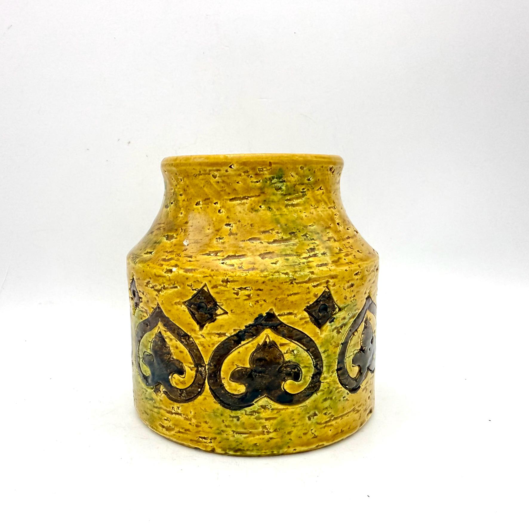 Bitossi Yellow Vase - Etsy