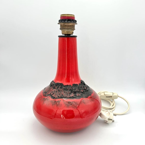 Kreutz Keramik Vintage Ceramic Lampbase, Mid Century Modern 1960s