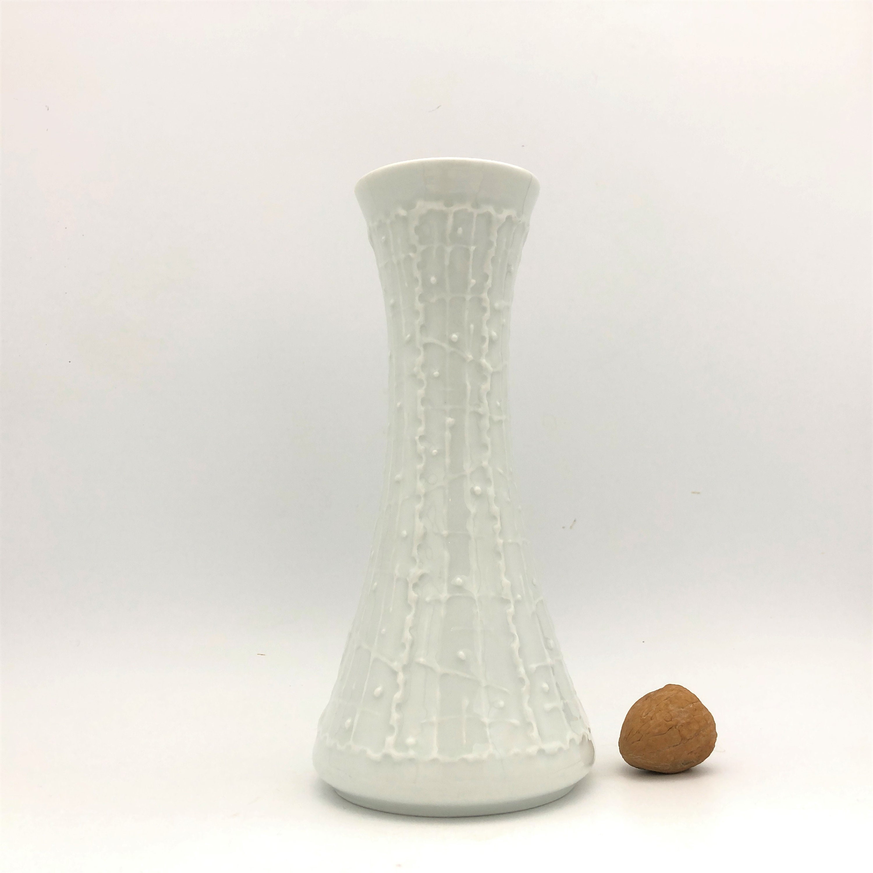 ロイヤル KPM 白磁 1960 年代 手作り花瓶 バイエルン ドイツ 。 - Etsy