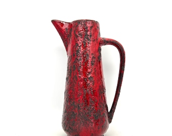 Vintage West German Fat Lava Vase Made by Gräflich Ortenburg. Form