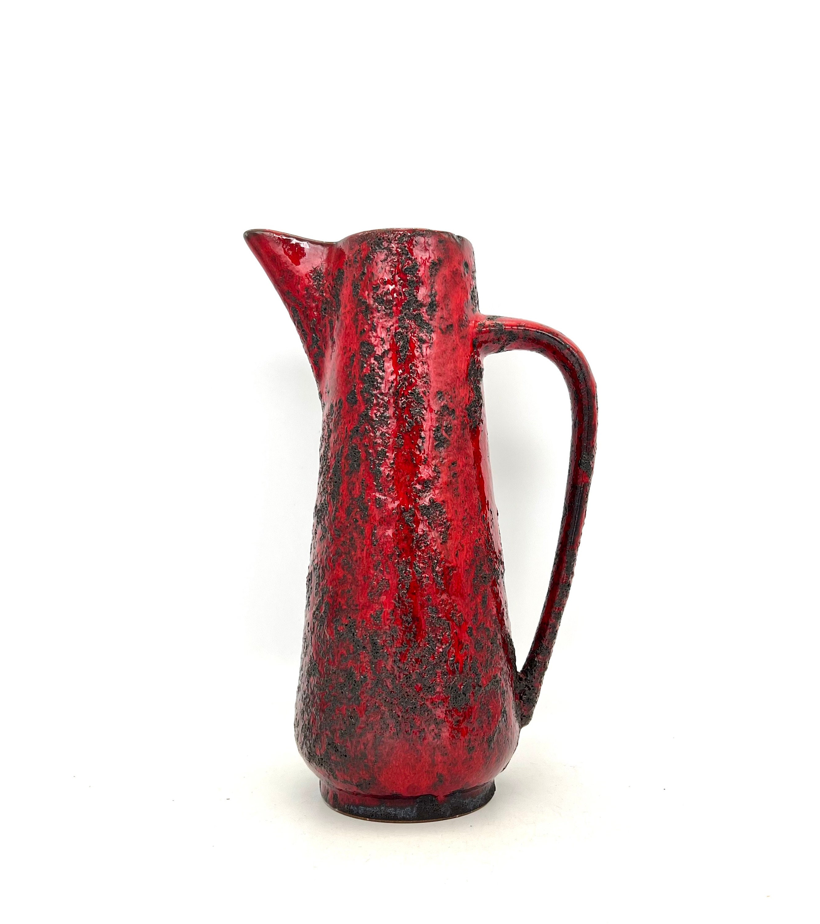 Fat Lava Vase, Gräflich Ortenburg, 1970s West German Pottery - Etsy
