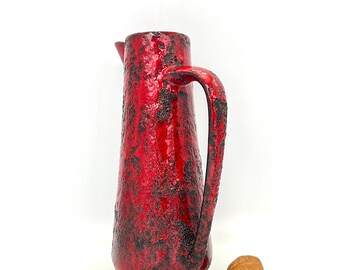 Fat Lava Vase, Gräflich Ortenburg, 1970s West German Pottery - Etsy
