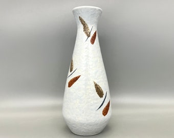 ミッドセンチュリーモダン　陶器 ミッドセンチュリーモダン シルバーディステル 西ドイツ陶器花瓶