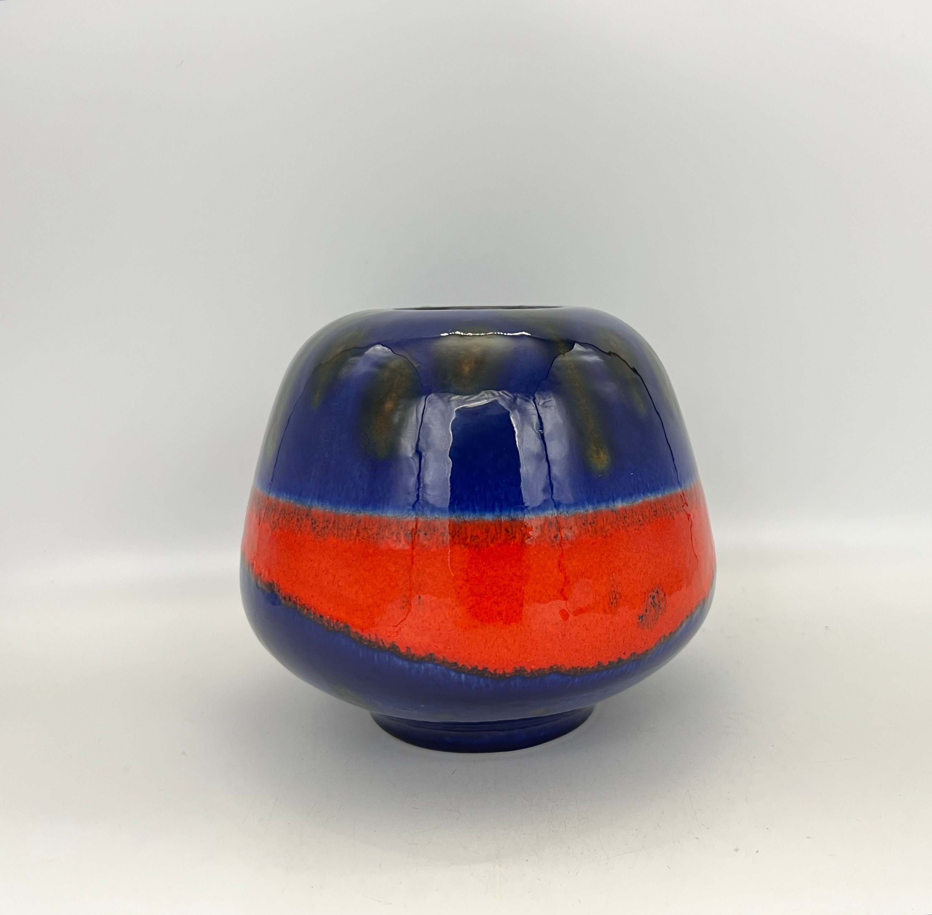 Carstens Tönnieshof 1970s fatlava XXXL Large Brutalist Fat Lava Ceramic Vase by Carstens Tönnieshof