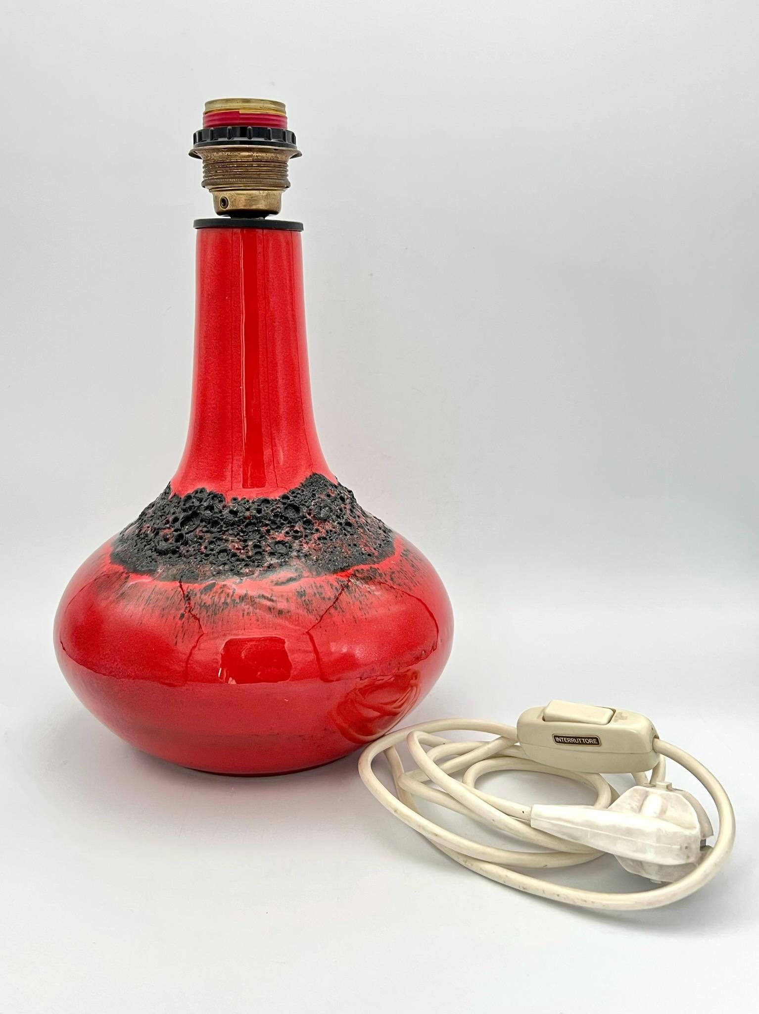 Kreutz Keramik Vintage Ceramic Lampbase, Mid Century Modern 1960s