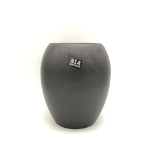 ASA Selection  quality ceramics, mat black Vintage vase , stylish 1980s  West Germany. WGP.