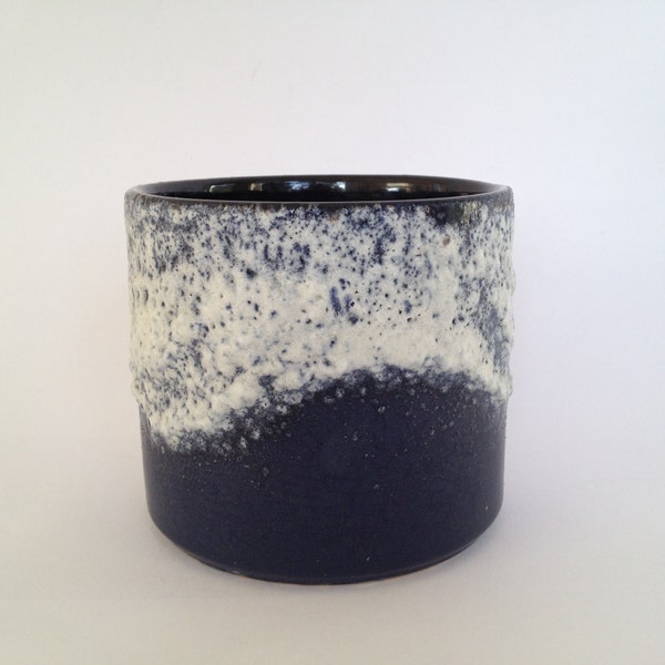 Dümler & Breiden Keramik 1970's WGP pottery Planter Decor ,,  Lava Blau " designer  Rudolf Kügler West Germany.