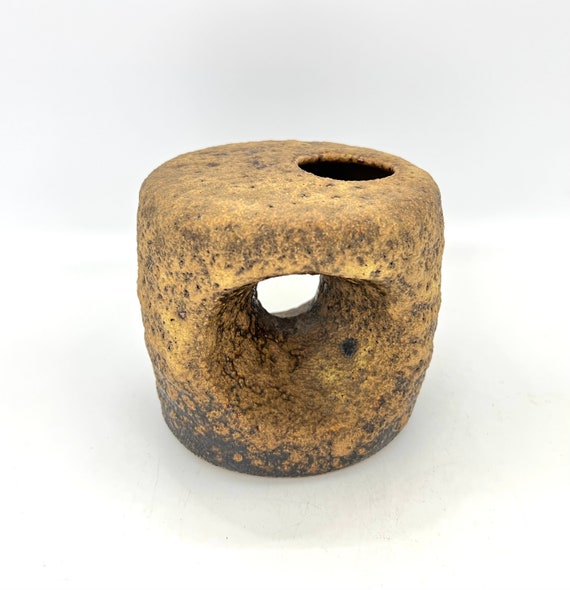 Vest van Woerden Keramiek - Gouda Fat Lava Chimney Vase, Dutch Ceramic.