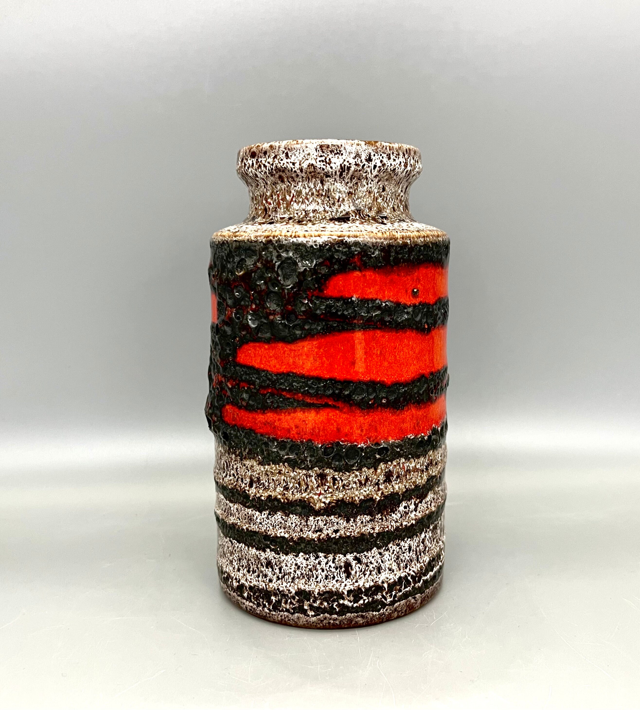 scheurich 203-18 fat lava ミッドセンチュリー　陶器 Scheurich 203 - 18 Fat Lava Vintage Mid Century Modern Vase