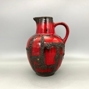 メキシコ陶器の花瓶、鳩、蝶、手描き、メキシコ、サイン入り