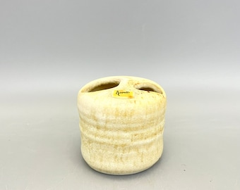 Jaap Ravelli Studio Vase – Handthrown Sand Beige Ceramic, 1960s-70s