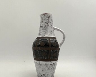 Vintage Fat Lava Vase From VEB Haldensleben Nr 4077, East Germany