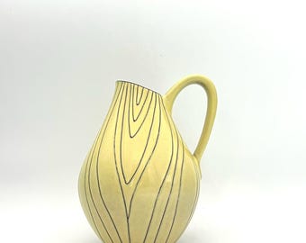 Bitossi , Rimini Blue Vase, Designer Aldo Londi Aqua Blue Italian