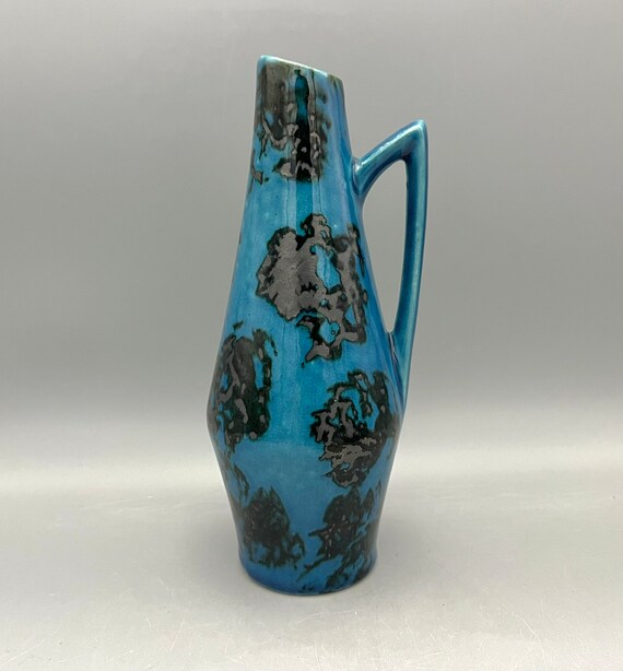 Scheurich 271 / 22 Stunning Aqua /silver / Black Vintage