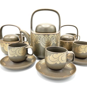 Rosenthal Studio Line , table ware set of 9 design items, designers: Björn Wiinblad  porcelain  , 100 year anniversary  1979-1980 Germany .