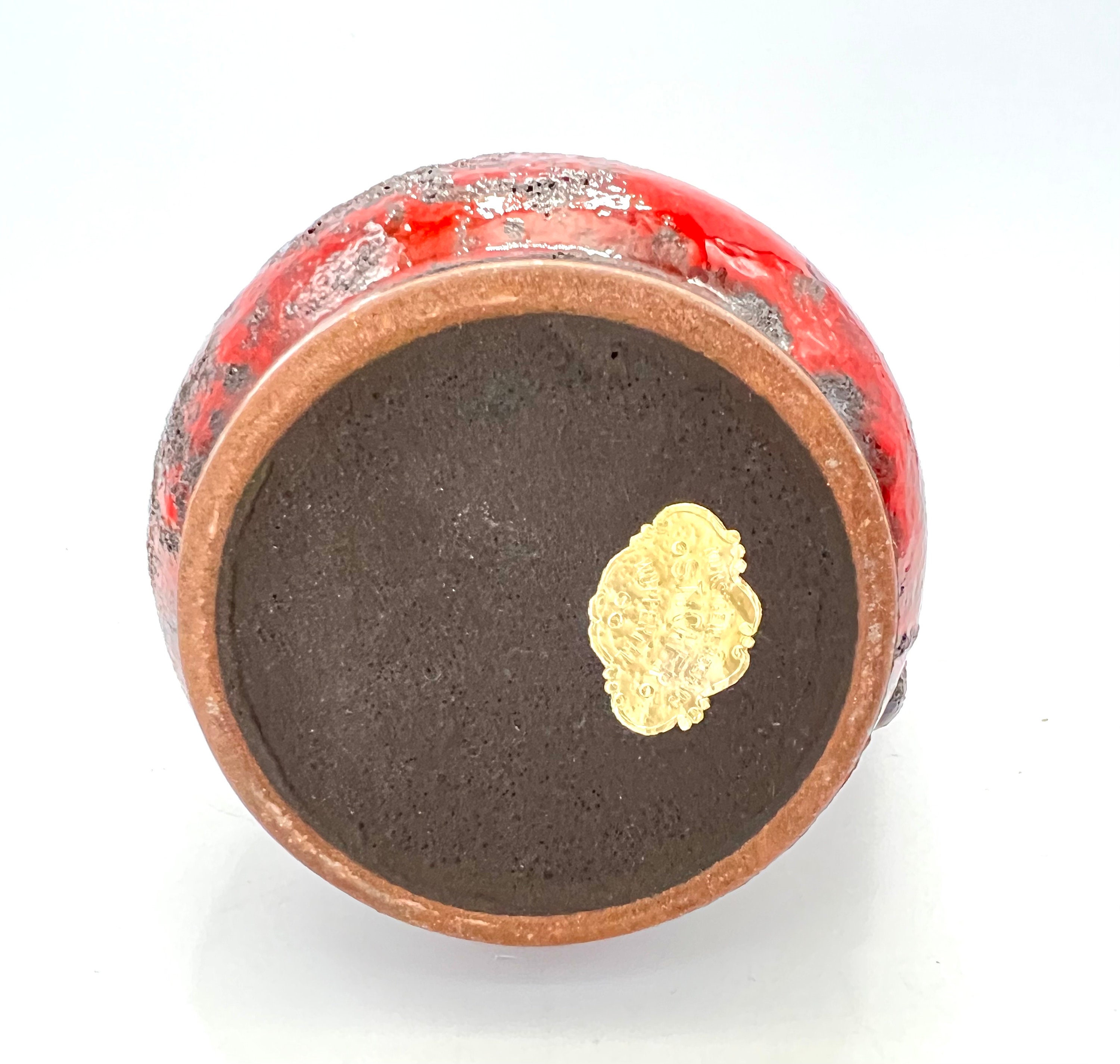 Graflich Ortenburg Fat Lava Fatlava 西ドイツ Fat Lava Vase 
