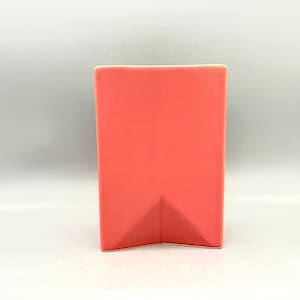 ASA Selection Keramik ,  quality ceramic  , stylish mat brick color vintage design vase made in the 1980s  in West Germany. WGP.