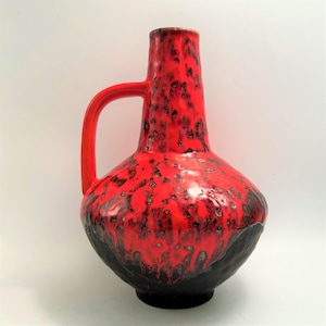 Carstens Tönnieshof 201  Atelier Serie, Design, Heinz Siery and Gerda Heuckeroth, Vintage collectors vase  1960s / 1970s West Germany. WGP.