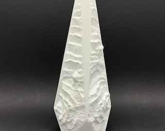 Arte óptico fósil de porcelana Kaiser Bisque de mediados de siglo, década de 1970, Alemania Occidental.
