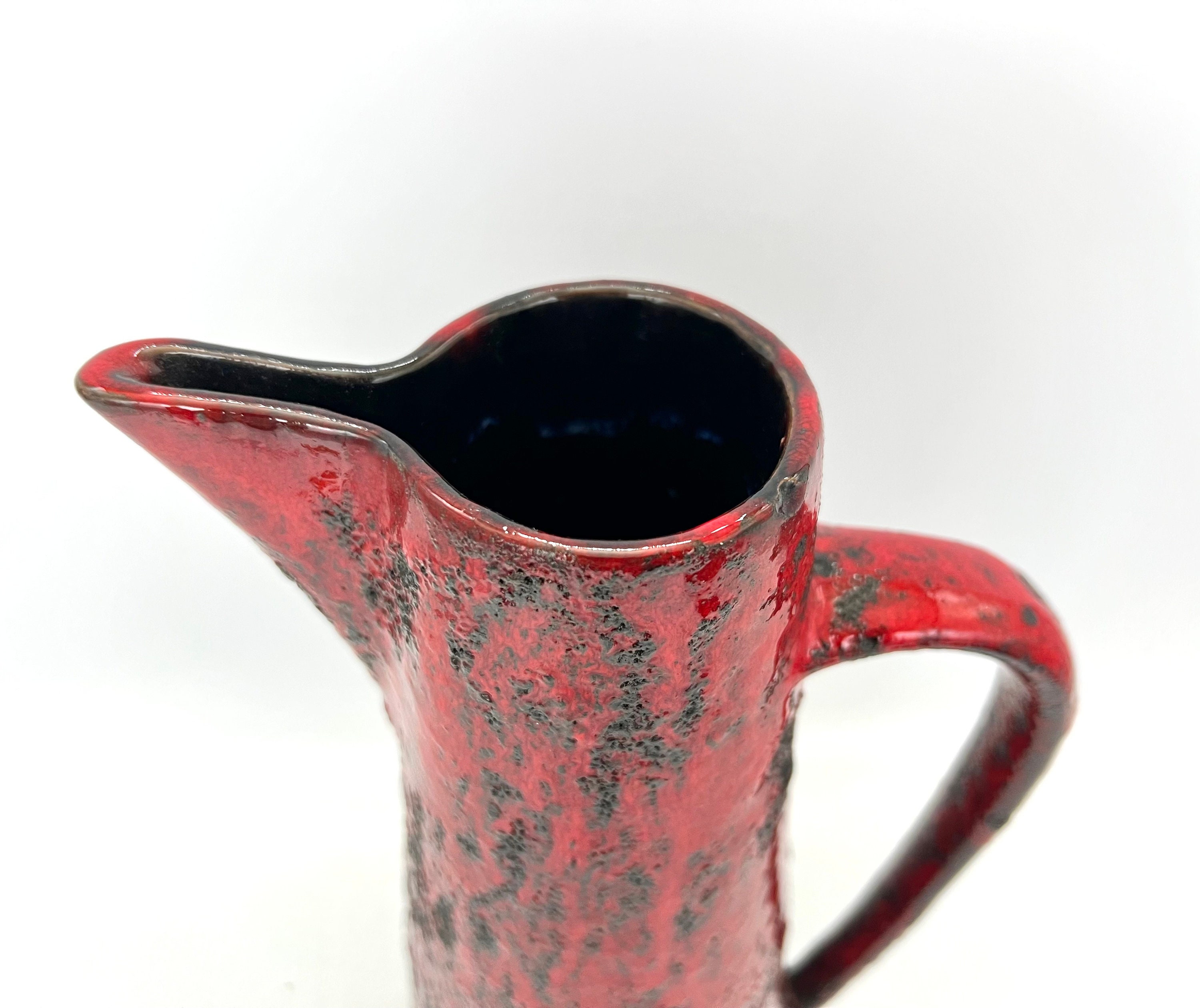 Fat Lava Vase, Gräflich Ortenburg, 1970s West German Pottery - Etsy