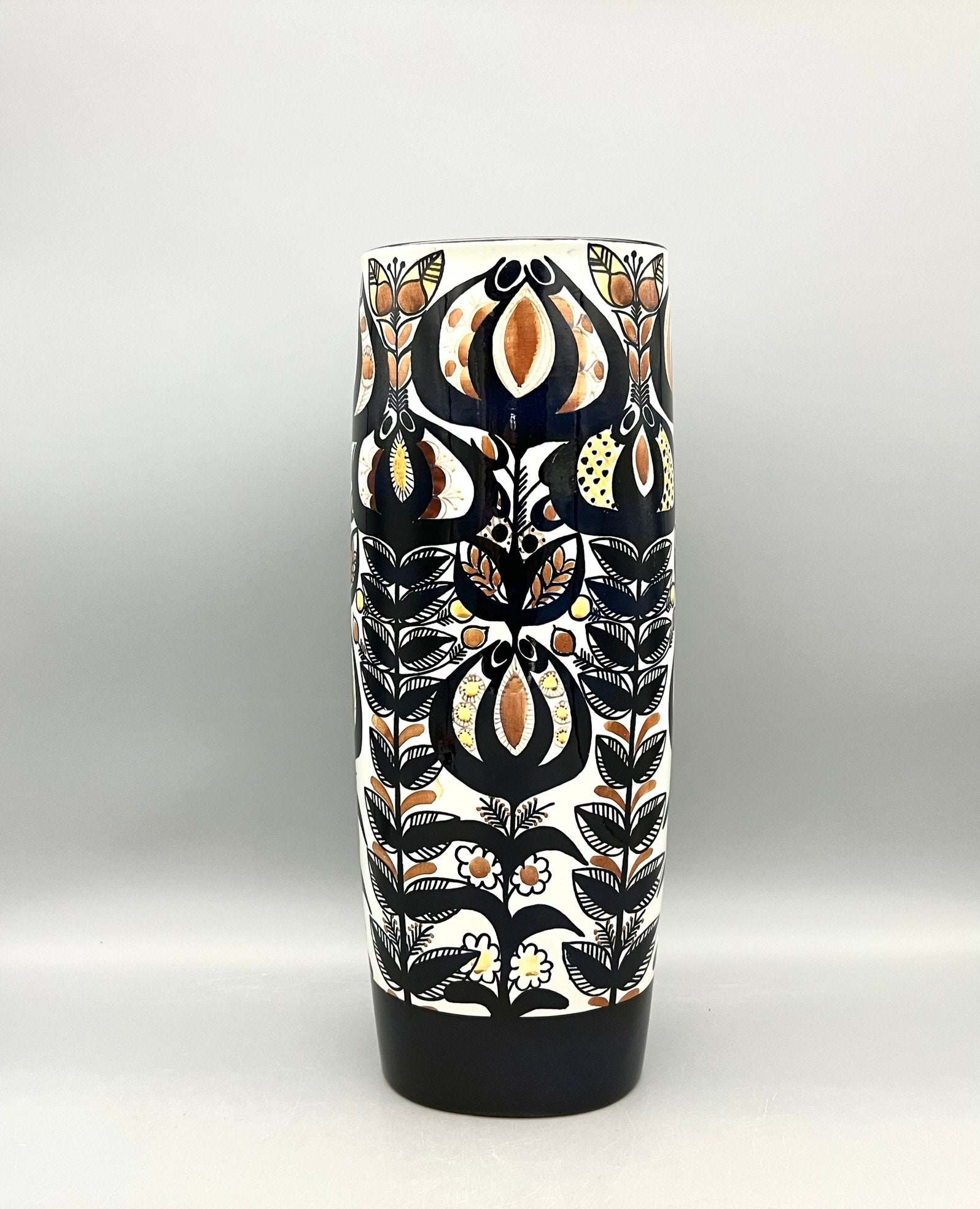 439 ロイヤルコペンハーゲン FAJANCE 大型 デザイナーズ ベース 花瓶 飾壷 27.4cm ブランド：ROYAL COPENHAGEN｜在庫：あり商品一覧｜中古・リサイクル