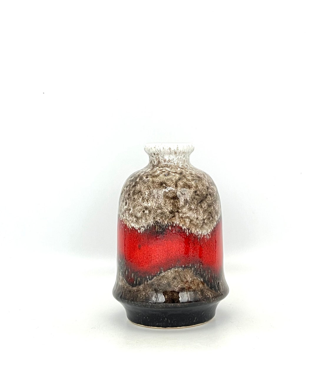 Dümler & Breiden Keramik 263 / 15 Vase , 1970s Fat Lava Era