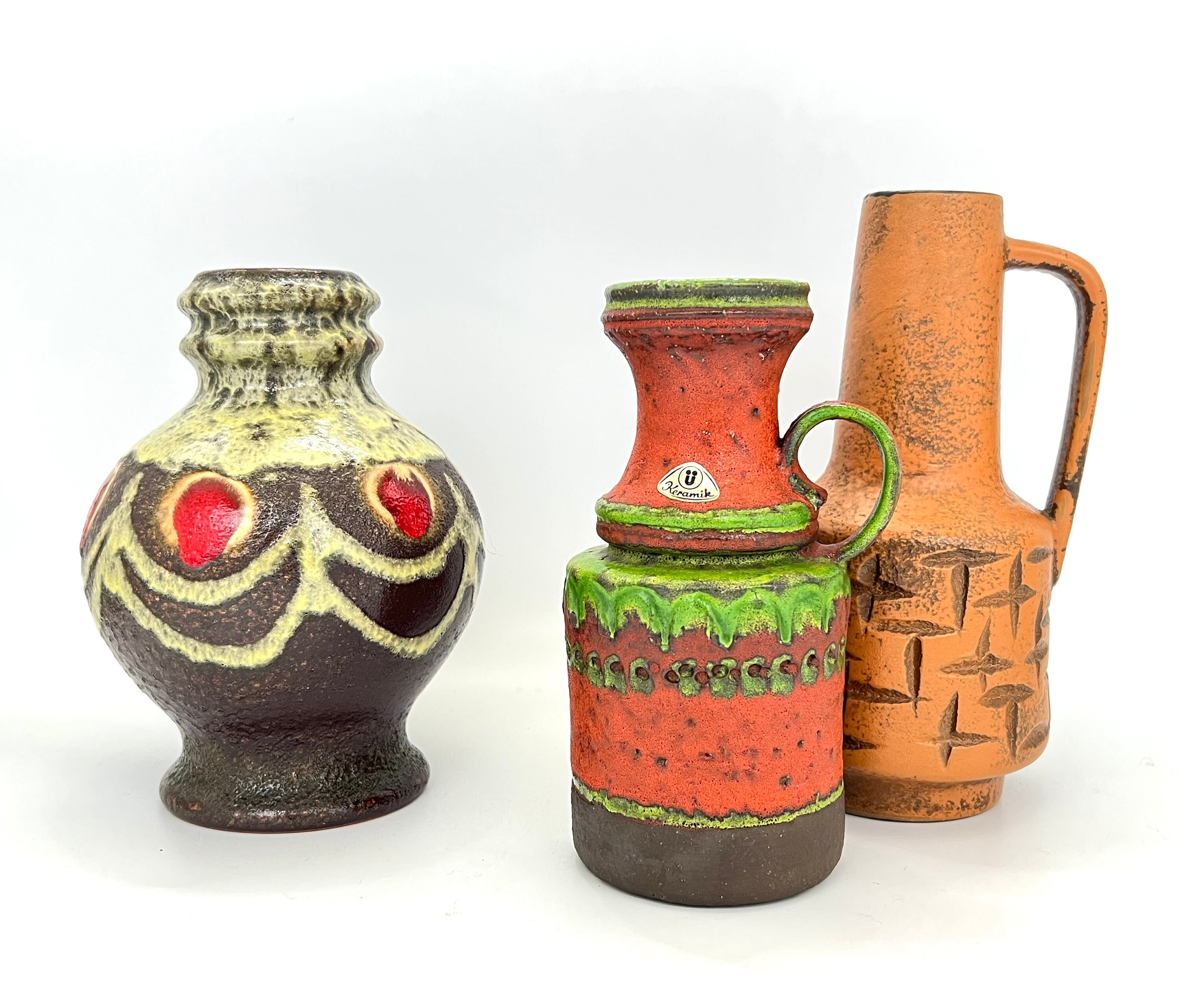 ドイツ ミッドセンチュリー 1960~70年代 Fat Lava Vase ドイツ ミッドセンチュリー 1960~70年代 Fat Lava Vase