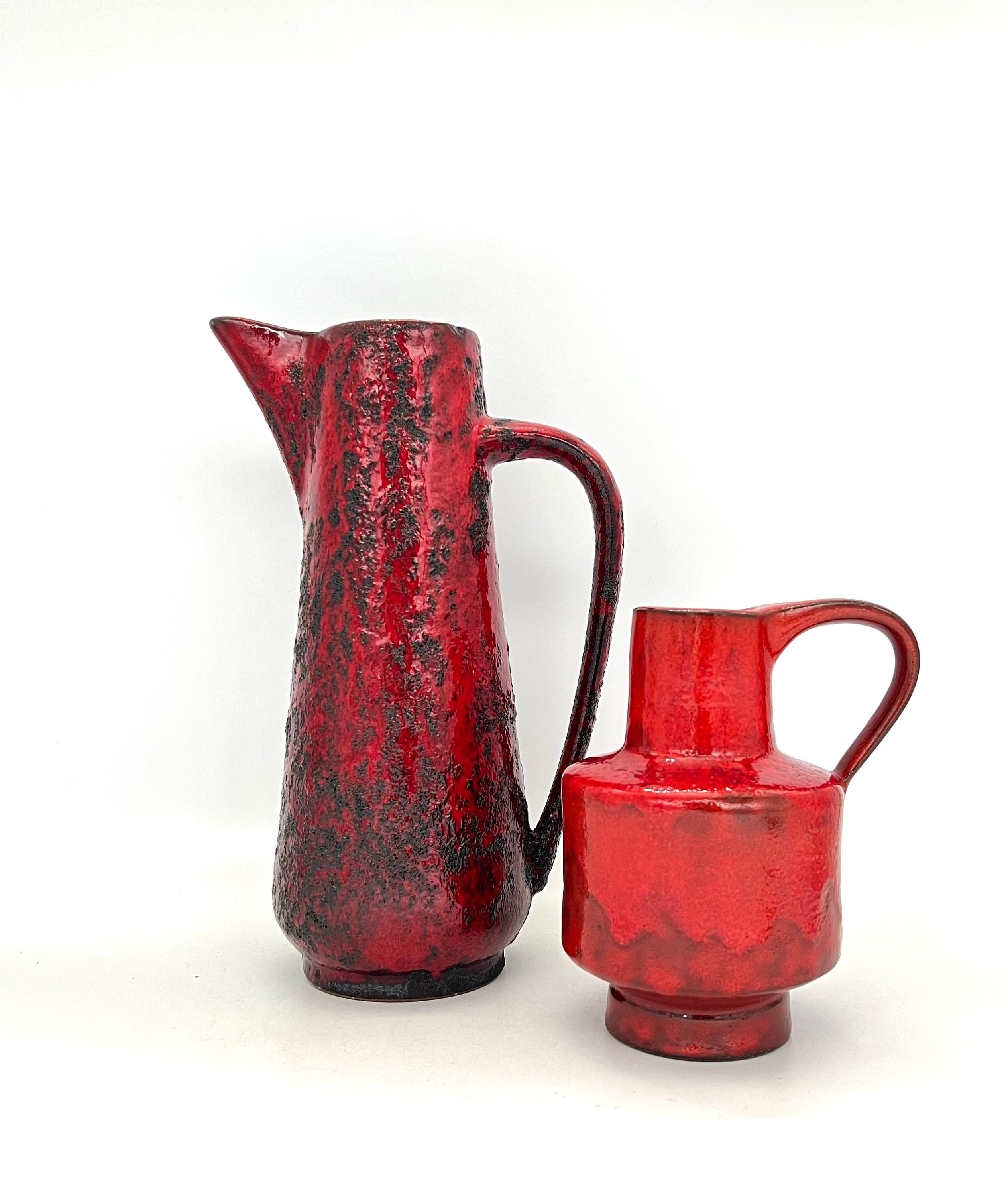 Graflich Ortenburg Fat Lava Fatlava 西ドイツ Fat Lava Vase, Gräflich Ortenburg, 1970s West German Pottery - Etsy