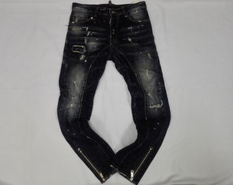 dsquared2 raw denim