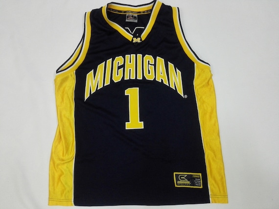 MICHIGAN #1 Jersey L Men's Colosseum Athletics Spo