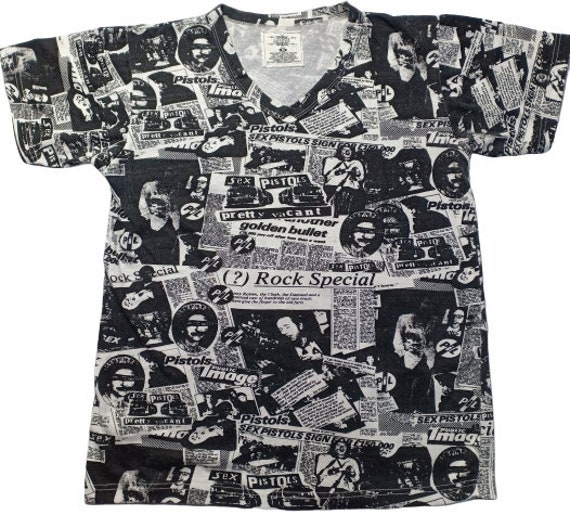 Sex Pistols Band Music Full Print T-Shirt M