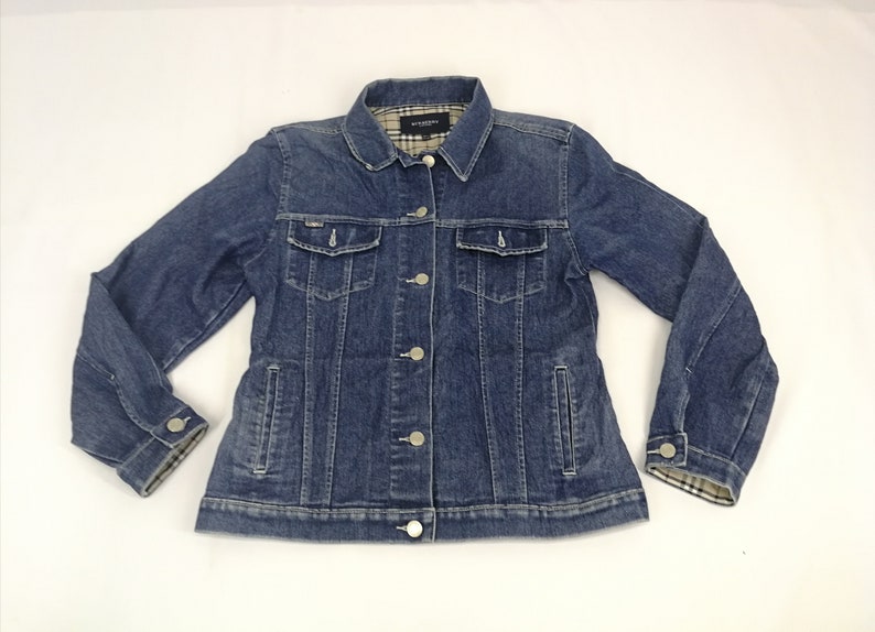 burberry denim jacket womens